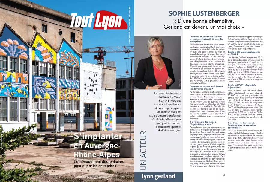 Sophie LUSTENBERGER interviewée par Le Tout lyon